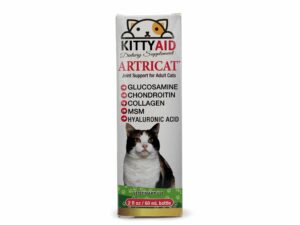 artricat dietary supplement by interfarma corp | cartilage protection, reduce inflammation, & joint support for cats | with glucosamine, collagen, & hyaluronic acid | pineapple flavor, drops (2)