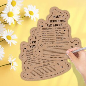 30PCS Baby Shower Games-Baby Shower Party Games-Bear Baby Shower Decorations-Gifts for Mommy to Be-Baby Shower Advice Cards