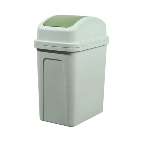 Trash Can with Lid ,5.5 Gallons, Solid Color Plastic Garbage Can with Lid, Waste Basket,trash Bin,garbage Bin ,slim Trash Can for Kitchen, Office, Bedroom, Outdoor, Bathroom, Dorm, Living Room