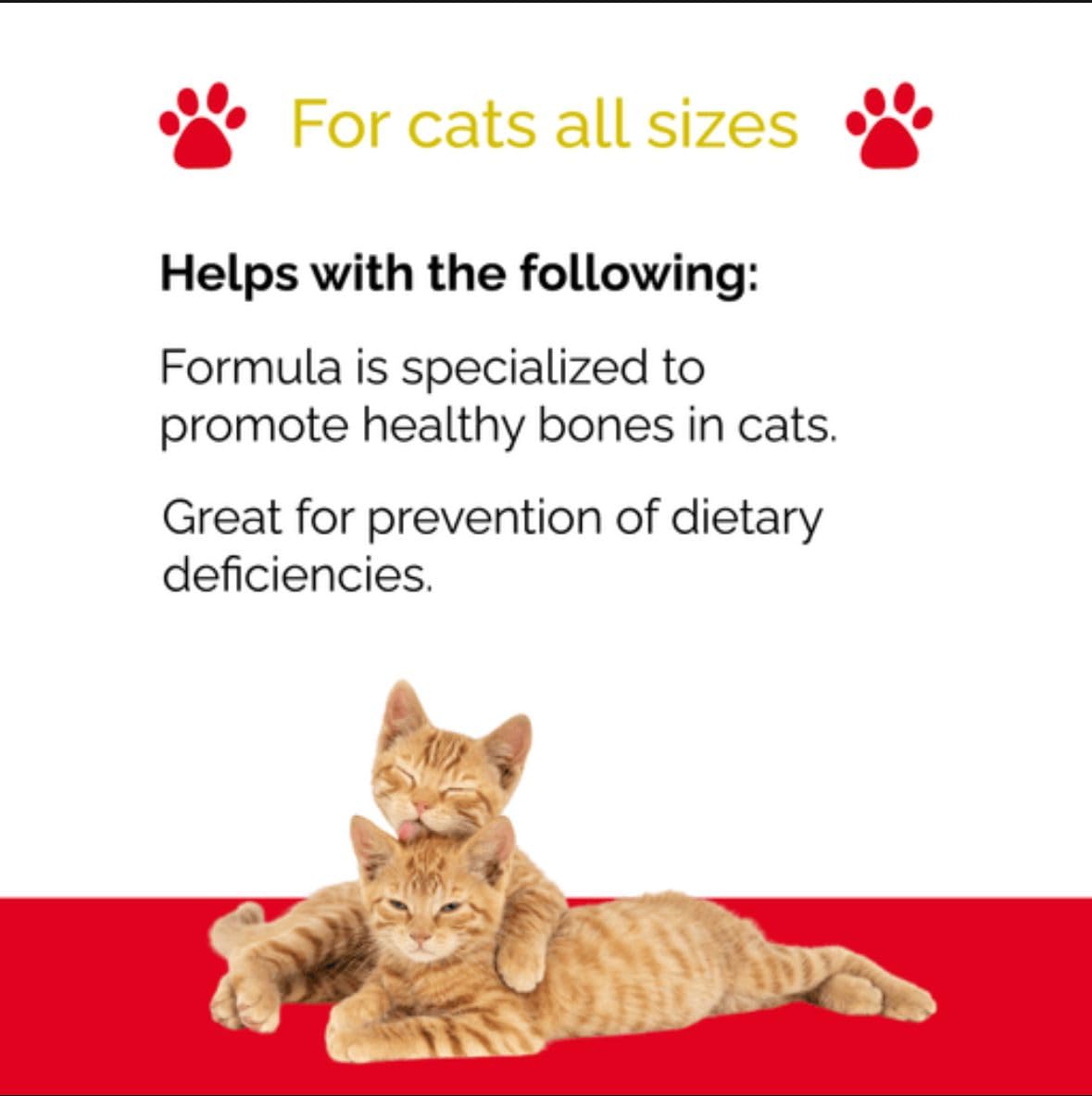 Calcicat D3 Dietary Supplement by Interfarma Corp | Healthy Bones in Cats, & Joint Support Supplement for Cats | with Calcio, Vitamin D3, & Magnesium sulfate | Orange Flavor, Pediatric Drop.