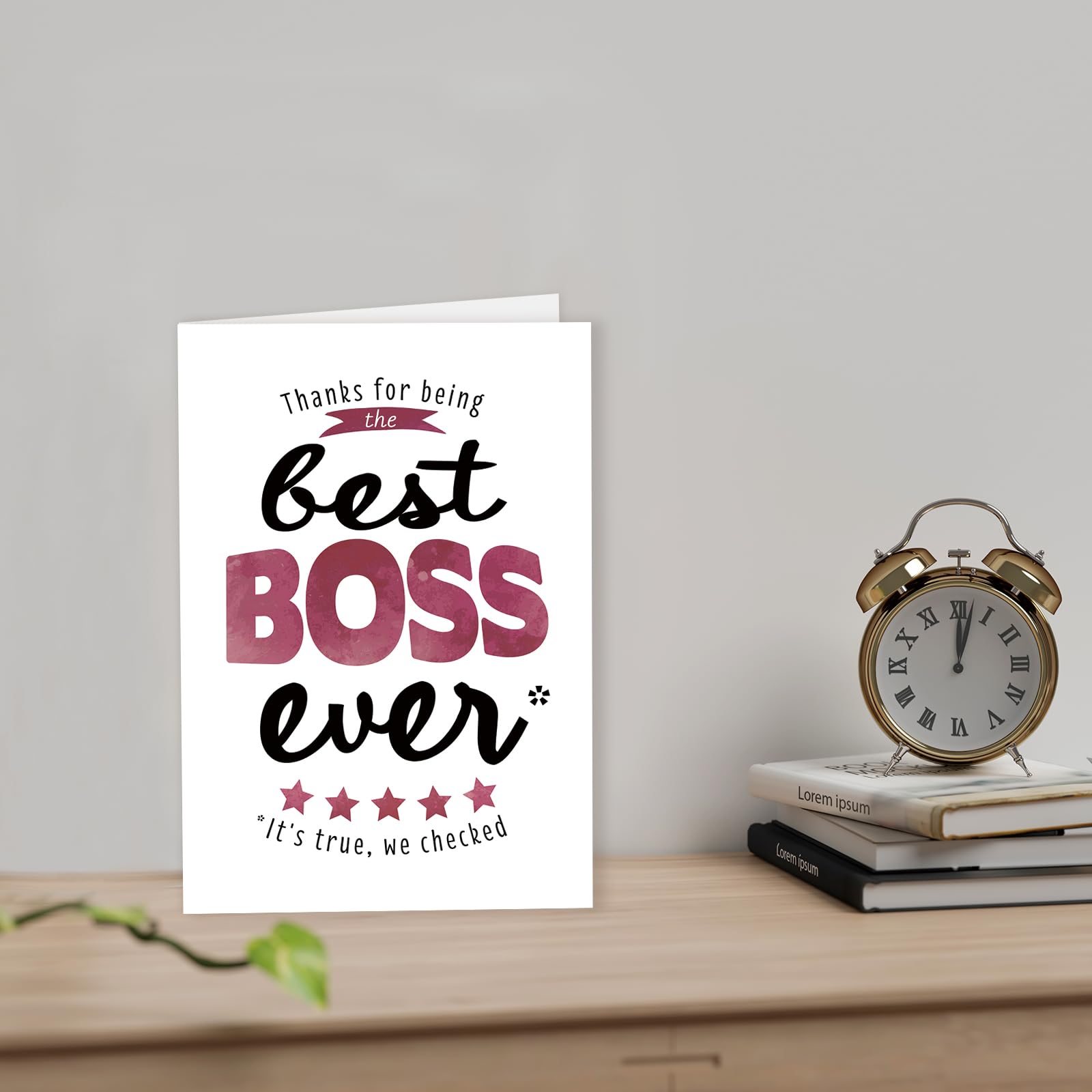 Unique Boss's Day Card, Best Boss Ever,Funny Boss Thank You Card for Women Men, Boss Appreciation Card,Happy Boss's Day Card Gift for Leader Manager