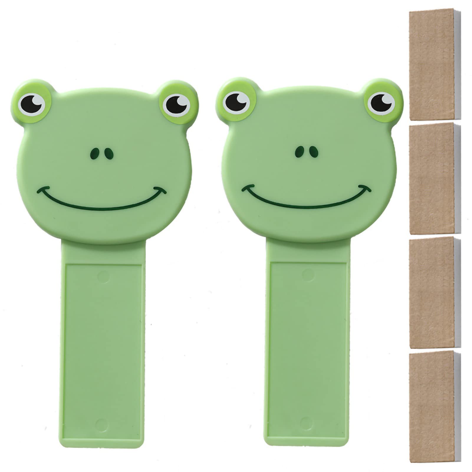 2 Pcs Toilet Seat Lifters, Toilet Seat Handle Seat Cover Lifter Cartoon Avoid Touching Toilet Seat Cover Lifters for Bathroom Restaurant Hotel (Frog style [2 pack])