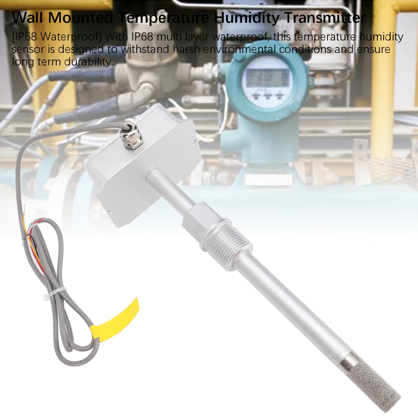 Temperature Humidity Transmitter Output IP68 Waterproof Impact Resistant Easy Maintenance with High Accuracy for Industrial Use