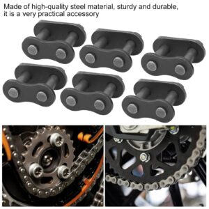 10Pcs 428 Chain Link Master Link, Carbon Steel Roller Chain Link, Steel Motorcycle Chain Attachment Link Connector for Motorcycle