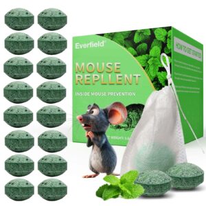 12pcs mice rodent repellent, peppermint oil to repel mice and rats, rodent repellent for car engines