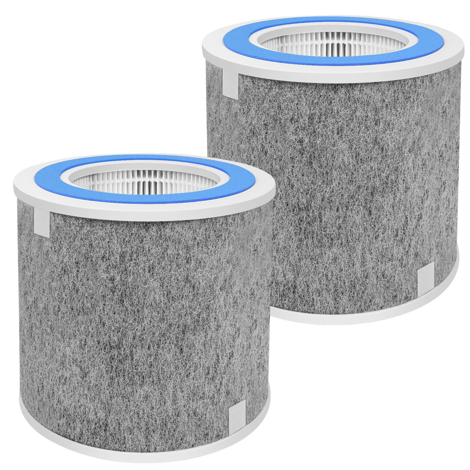 2 Pack HE1FKBASMB Replacement Filter for Shark Purifier HP152 HP100 HP100C HP102 HP102C HP102PET HP105 HP130 HP132 HC450 HC450C HC451 HC452 HC452C HC455 UA455, True HEPA & Odor Lock, HE1FKPET HE1FKBAS