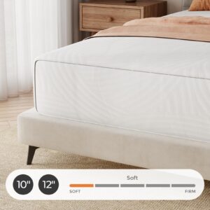 Sweetnight Full Size Mattress 10 Inch Full Memory Foam Mattress in a Box for Pressure Relief & Motion Isolation, Plush Full Bed Mattress CertiPUR-US Certified