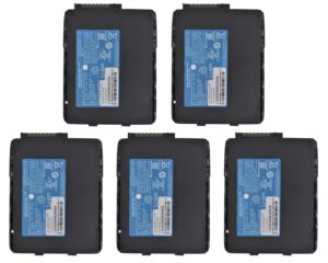 ancbd 5-pack bt-000318 replacement batteries for zebra for symbol tc70 tc70x tc700h tc700k tc72 tc75 tc75x tc75ek tc75ah tc75gk tc77 tc77hl tc20xl bt-000318-01 btry-tc70x-46ma1-01 barcode scanner