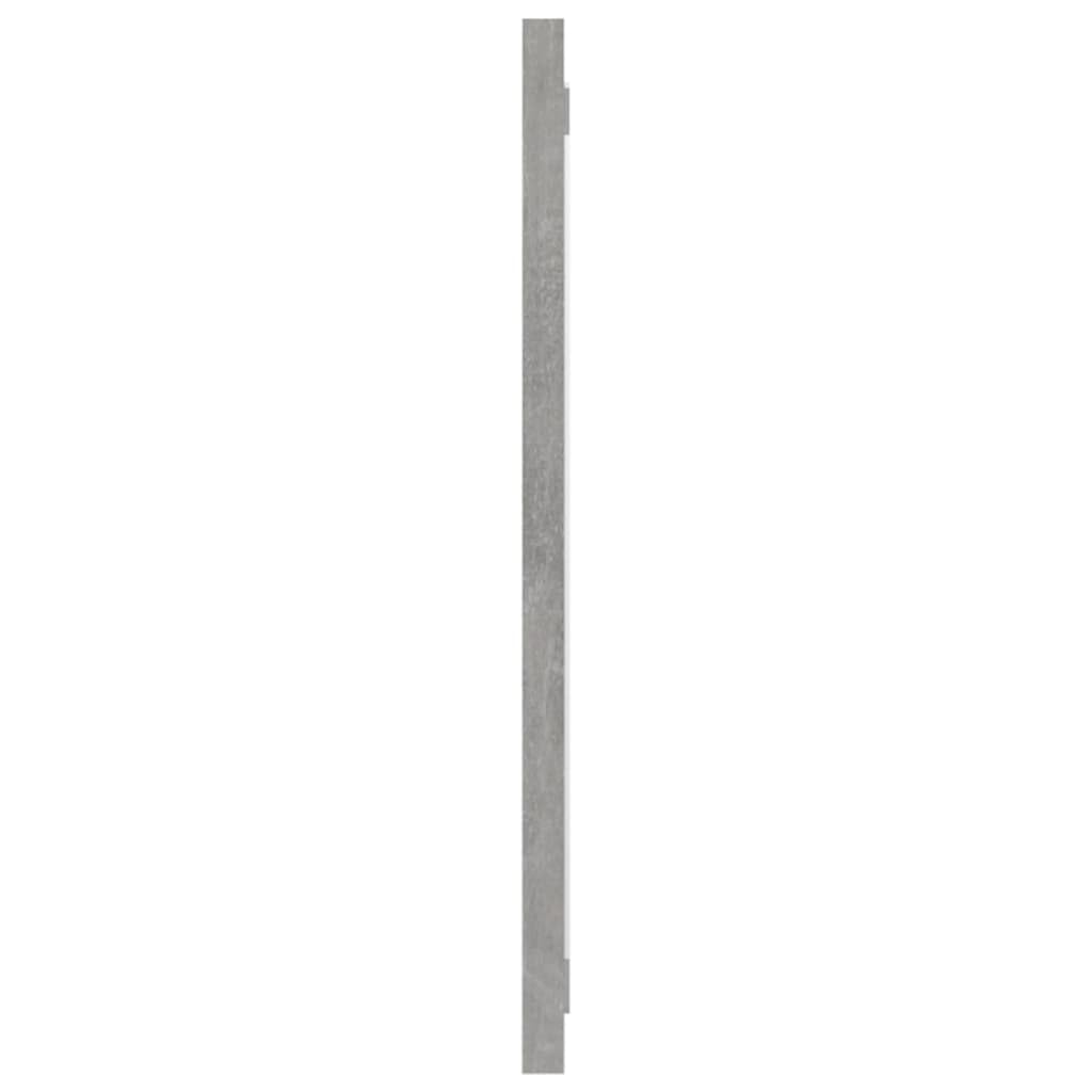 GROSERY Bathroom Fixtures Bathroom Mirror Concrete Gray 35.4"x0.6"x14.6" Engineered Wood,Stress Safety precautions: for Your Safety, Carefully Follow Each Step of The Instruction Guide provided.