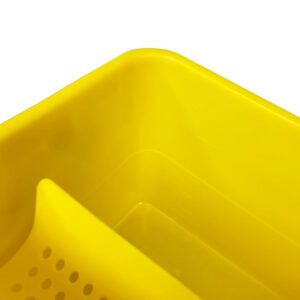 Zion Jan-San USA, 30L Window Flat Mop Bucket, Commercial, Microfiber Bucket Yellow