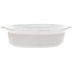 Corningware FS14 4 qt / 3.8 L French White Oval Casserole Roaster Dish