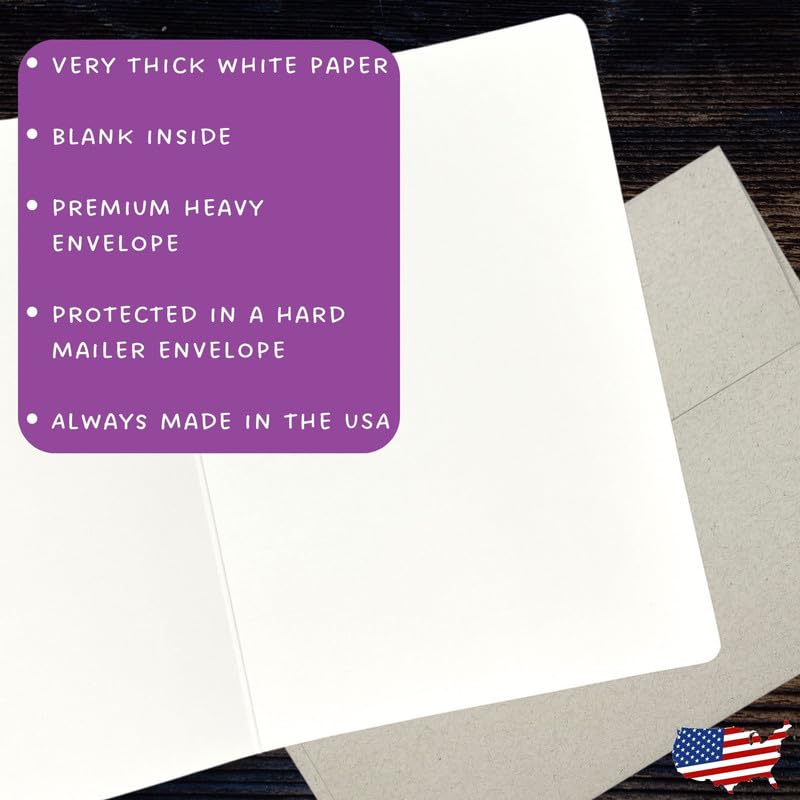 Westie Astronaut in Space Card (1 Premium Folded Card, Blank Inside, 5X7 Inches) West Highland White Terrier in Outer Space Birthday Card or Graduation Note - 1007