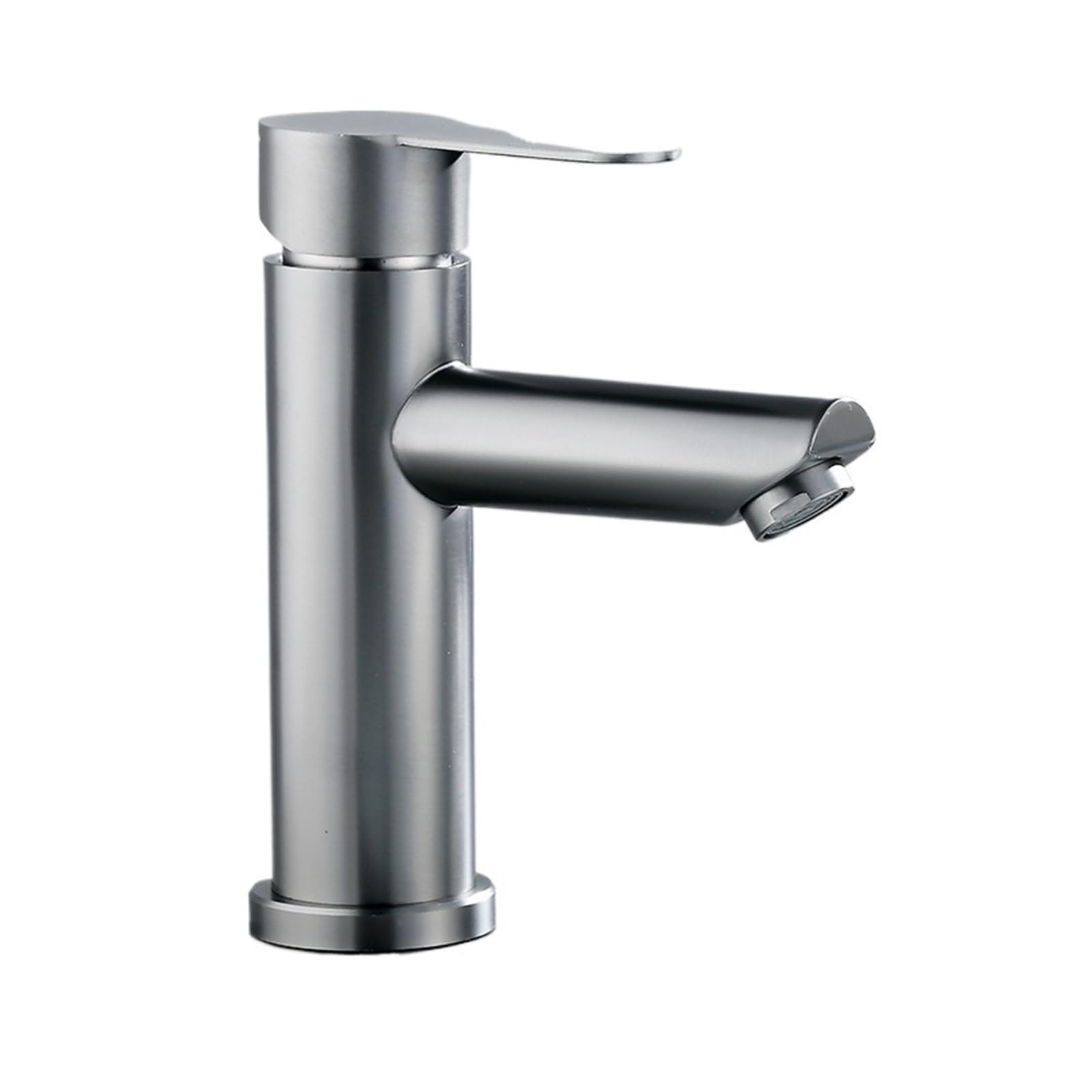 Kitchen Faucet Hot and Cold Water Tap Washbasin Basin Faucets Bathroom Bathtub Accessories Set Sink Bath Mixer(Silver)