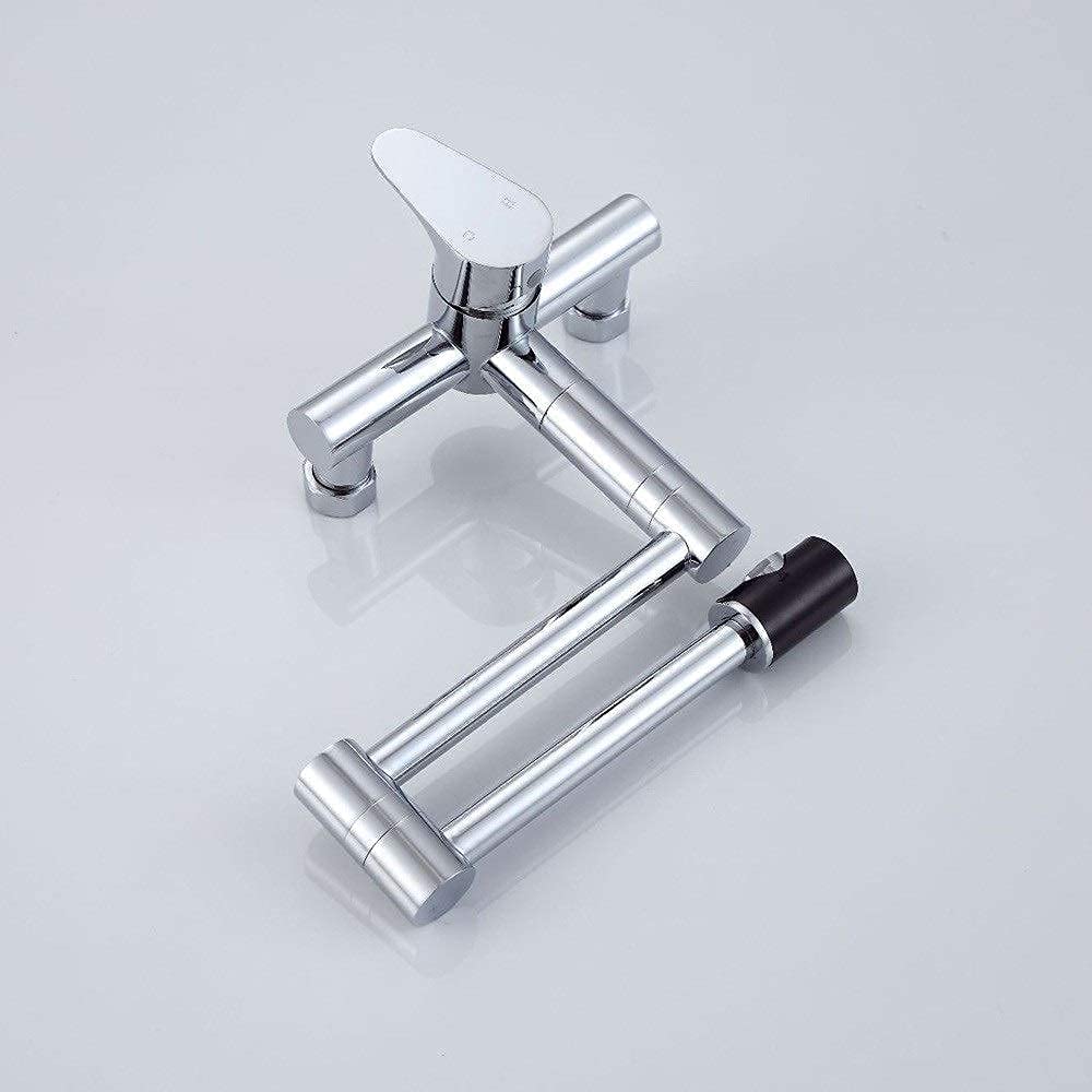 KNKQZXVDF -Taps,Faucets,Kitchen in-Wall Faucet Cold Heat Wash Basin Sink Taps Rotate Basin Balcony Water-Tap Mixing Valve Rotate Fold Pull Faucet Hotel Bathtub Faucet