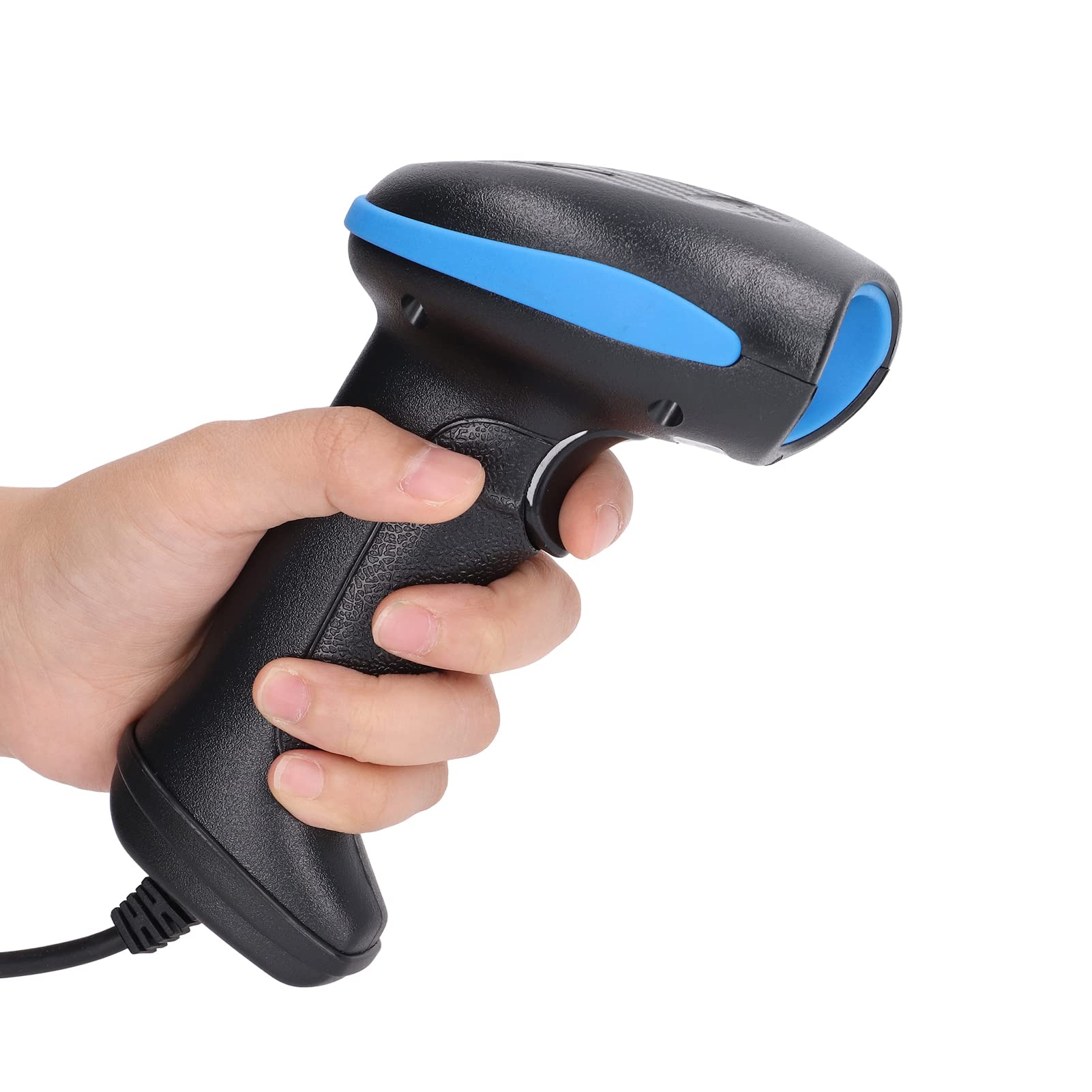 Multifunctional Handheld USB Wired 1D 2D Barcode Scanner with Fast Scanning Speed and Recognition Rate for Supermarket Convenience Store Library Pharmacy Retail and