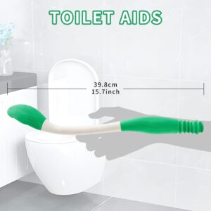 Long Reach Toilet Aid, Soft and Comfortable Butt Wiper Tool, Bottom Wiping Toilet Aid for Disabled, Elderly, Overweight People, Wiping Aids for Toileting, Butt Wiper for Fat People