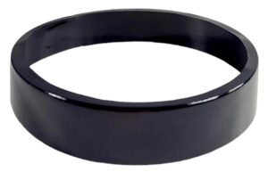 pactogo black shrink bands - fits round plastic soup/deli containers sizes 8-32 ounces - tamper evident seals (pack of 250)