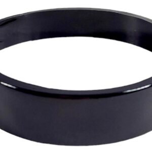 PACTOGO Black Shrink Bands - Fits Round Plastic Soup/Deli Containers Sizes 8-32 Ounces - Tamper Evident Seals (Pack of 250)