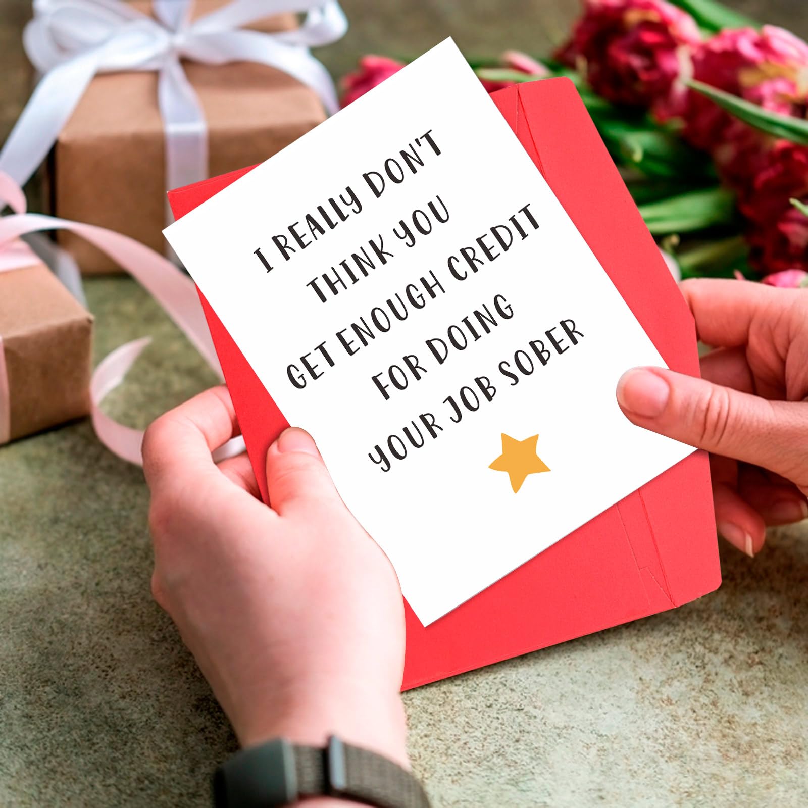 Boss Gifts for Women Men Boss Gifts for Christmas Valentines Gifts for Him Boss Birthday Card Work Anniversary Boss Lady Gifts Boss Cards for Women Office Thank You Manager Leader Boss Day Gifts