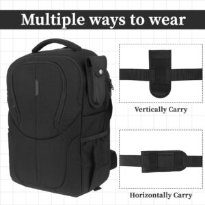 Knife Sheath for Belt, Pocket Knife Sheath Multitool Sheath 5''-5.5'' Multitool Pouch with Snap Closure Horizontal Or Vertical Belt Loop Folding Knife Pouch Multitool Case