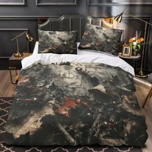 Ant Comforter Covers 3D Printedanimals Quilt Cover Duvet Cover Bedding Set for Childrens and Adults 3 Pieces with Pillowcases Microfiber with Zipper Closure Queen（228x228cm）