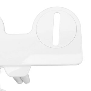 Slim Bidet Toilet Seat Attachment Non Electric Dual Nozzle Self Feminine Butt Wash Bidet Attachment 7/8 Inch Tee