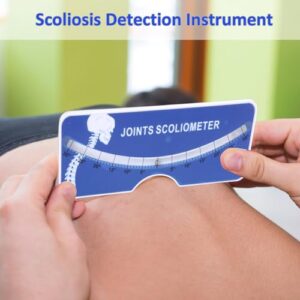 Scoliosis Testing Meter Metal l Spine scoliometer Measuring Tool for Hospital 0‑30° Testing Protractors