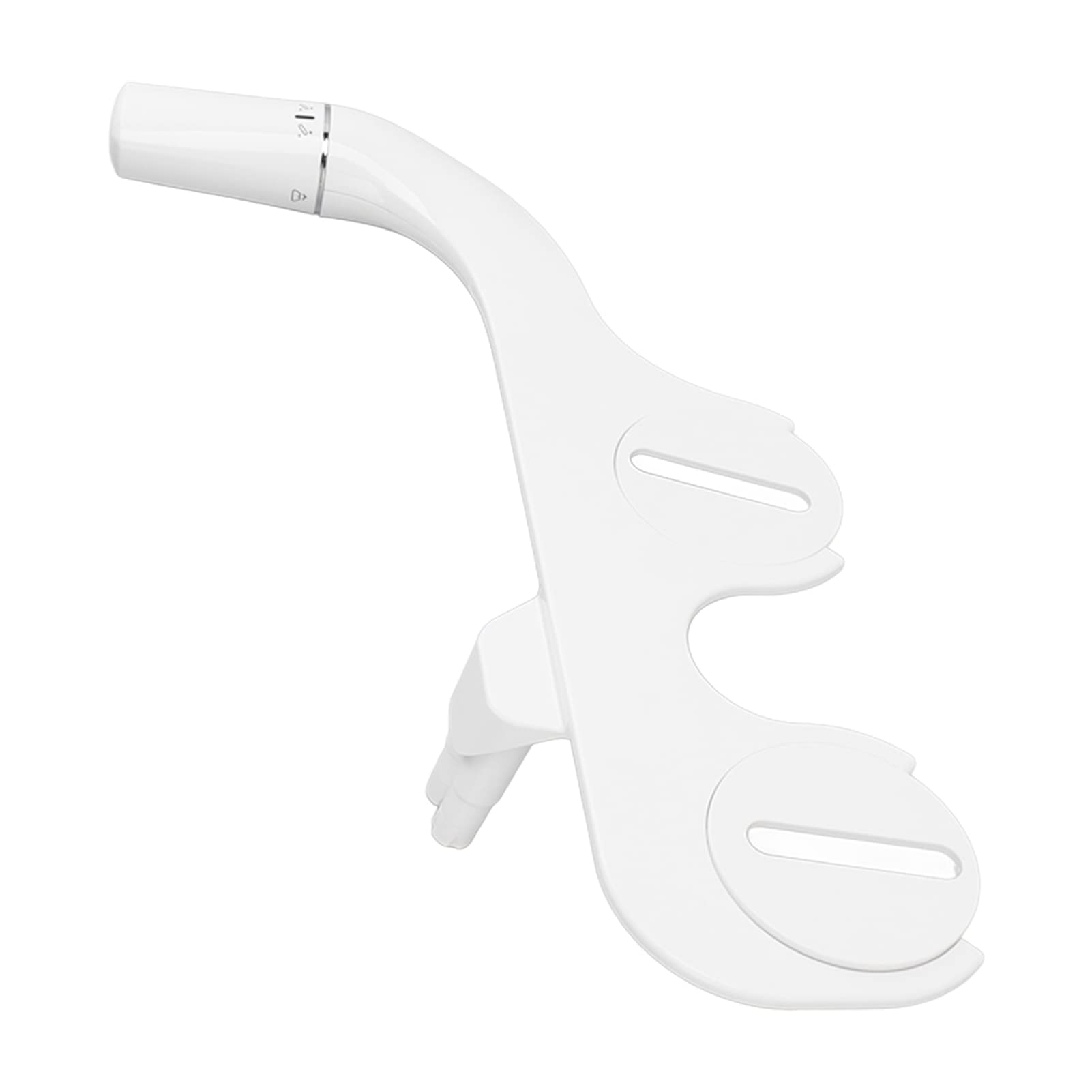 Ultra Slim Bidet Toilet Seat Attachment Dual Nozzle Self Feminine Butt Wash Bidet Attachment 3/8 Inch Tee