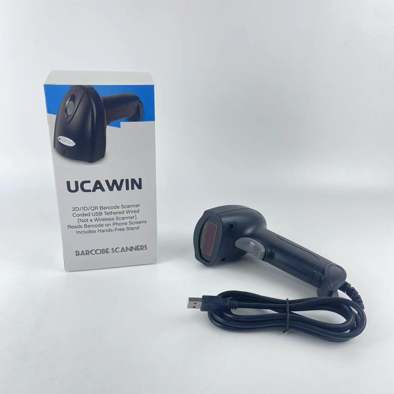 UCAWIN Barcode scanners, USB Handheld Barcode Reader, Screen Scanning