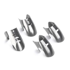 4 pack stainless steel finger guards professional finger guard safe finger protector home kitchen cooking gadgets