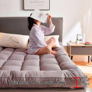 Generic Foldable Portable Mattress, Thick roll-up Mattress, Full Size Mattress, Single Double Mattress, Guest Sleeping mat, Floor Mattress, nap mat, 90*200cm, EBGTABQTA-A-90*200CM