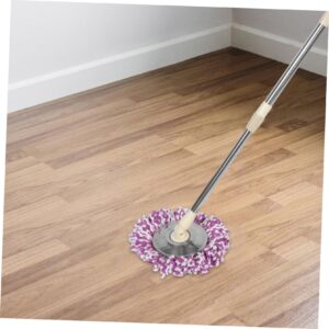 NOLITOY 1 Set Mop Rotary Mop Replacement Mop Stick Rotating Mop Rod Round Mop Detachable Mop Pole Extendable Floor Mop Industrial Mop Leaning Mop Detachable Rotary Mop Pole Plastic Pp