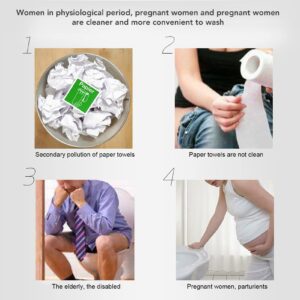 Slim Bidet Toilet Seat Attachment Non Electric Dual Nozzle Self Feminine Butt Wash Bidet Attachment 7/8 Inch Tee