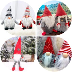 4Pcs Shaggy Plush Faux Fur Fabric 2 x 60inch Precut Strips Fake Fur Soft Fluffy Fabric Fuzzy Craft Fur for Halloween Gnome Plush Beard Gnome Hair Role Play DIY Crafts(White + Black + Brown + Orange)