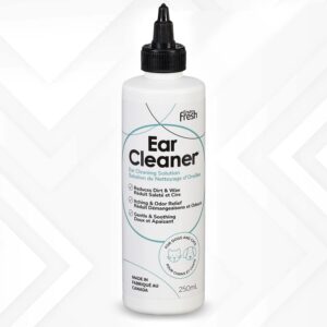 NIXXIE TRADES SENSE EnviroFresh Dog Ear Cleaner - Ear Cleaner for Dogs - (250ml/8.5oz) Dog Ear Cleaning Solution - Ear Drops for Dogs - Pet Hygiene Personal Care - Cat Ear Cleaner