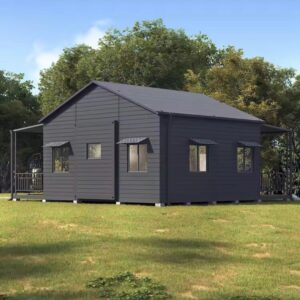 Modern Luxury Tiny House: 20-Foot eco-Friendly Steel prefab Modular Villa with Balcony, Kitchen, Bathroom, and Bedroom, Perfect for a Mobile Vacation Home. (10FT(Basic Design))