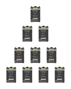 gikysuiz 10-pack 2050mah replacement battery for symbol btry-mc70eab00 compatible with symbol mc70 mc75 series mobile computers