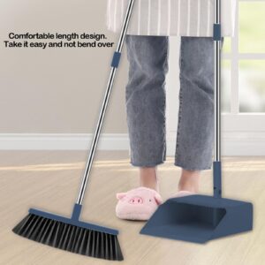 Brooms and Dustpan Set, Cleaning with Dustpan Teeth, Stand Up Brooms and Dustpan, Brooms and Dustpan Set for Home, Office, Indoor and Outdoor Sweeping Prime of Day Deals Today 2024