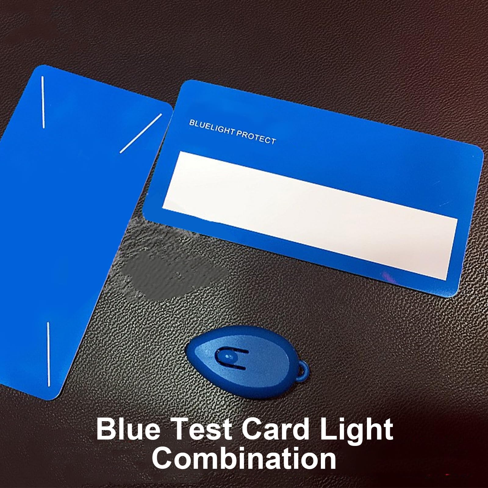 Blue Light Test Card For Glasses Reusable PolarizedTest Anti-Blue Light Cards And Blue Light Generators