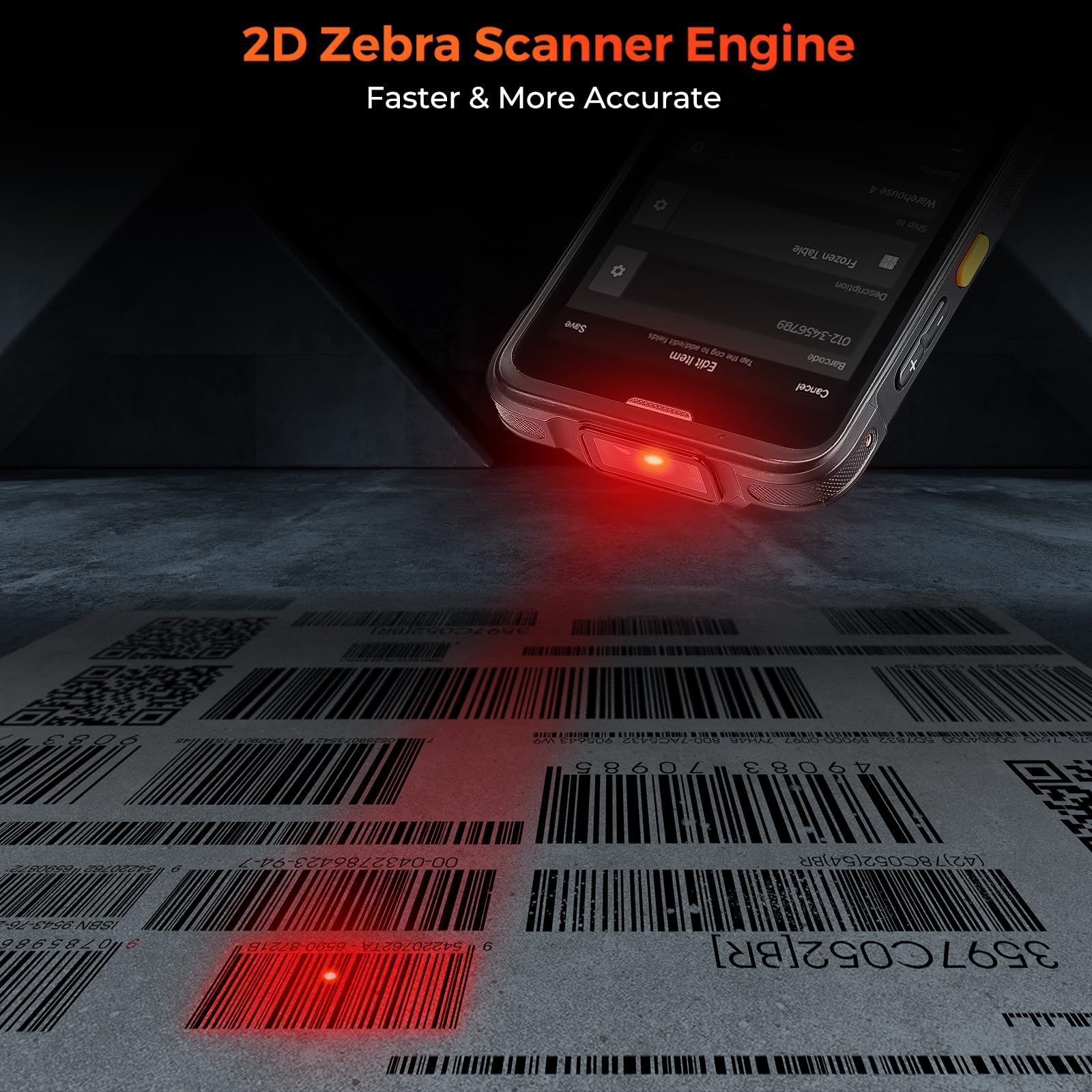 MUNBYN Android Barcode Scanner and Zebra Scanner Holster