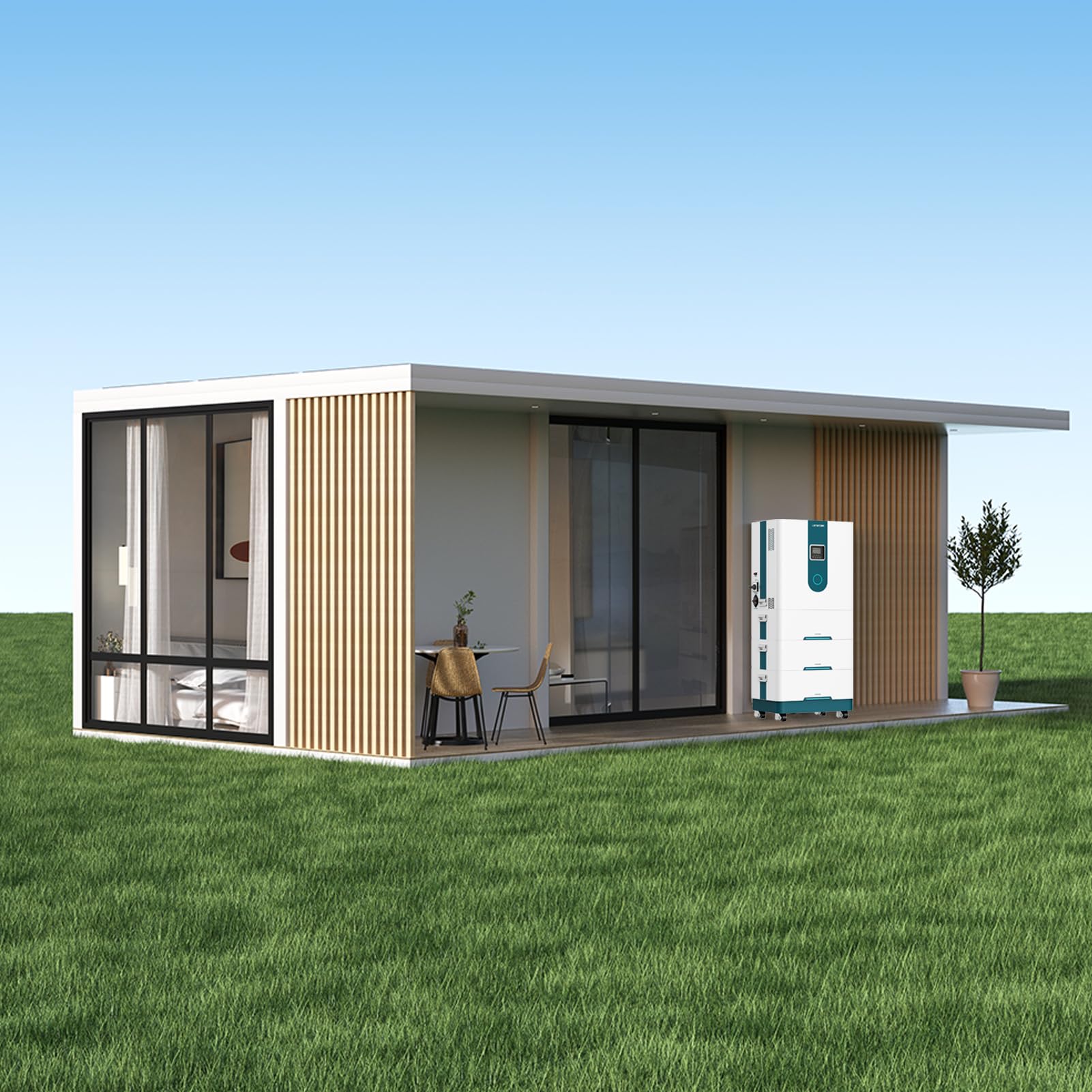 Prepaid Deposit,Prefab Tiny House, 20ft Mobile Modular House,Tiny Homes to Live in for Adults, Mini Foldable Container House for Backyard, Hotels, Shops,Offices,Outdoor Living– Prepaid Deposit