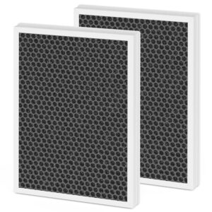 𝟐 𝐏𝐚𝐜𝐤 E-400 Air Filter ＆ ClearAir-A7 Filter Compatible With AromaRoom E-400 H14 Air-Purifier ＆ VEWIOR ClearAir-A7 H14 True HEPA Air Purifier, 3-Stage True Hepa With Efficiency Activated Carbon