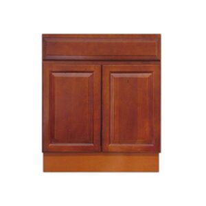 traditional cherry 30 inches vanity bathroom elegant shaker door cabinet drawer single sink base bath wall faucet vessel vanities kitchen wood hardwood 30" w x 31.5" h x 21" d of set