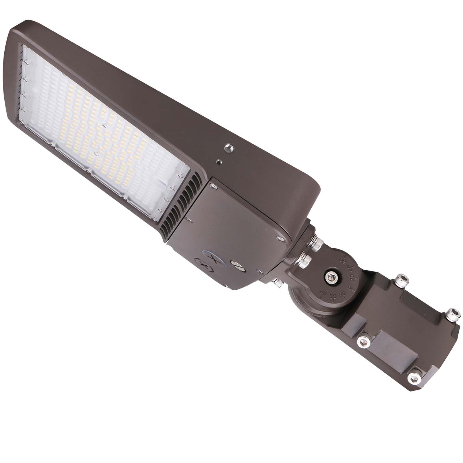 480V 150W LED Parking Lot Light, 21000LM(140lm/w) 5000K LED Shoebox Area Light - Slip Fitter Mount, Dimmable Outdoor Commercial Street Lighting (600W HID/HPS Equivalent) IP65 277-480V UL DLC Listed