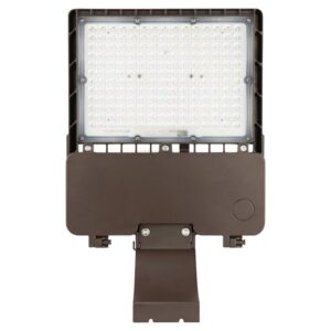 100W LED Pole Light with Photocell - 120-277VAC - 5000K - IP65 LED Shoebox Light - Wall Mount LED Parking Lot Light, 14200 Lumens, 0-10V Dimmable, UL Listed - DLC Premium Listed - 5 Years Warranty