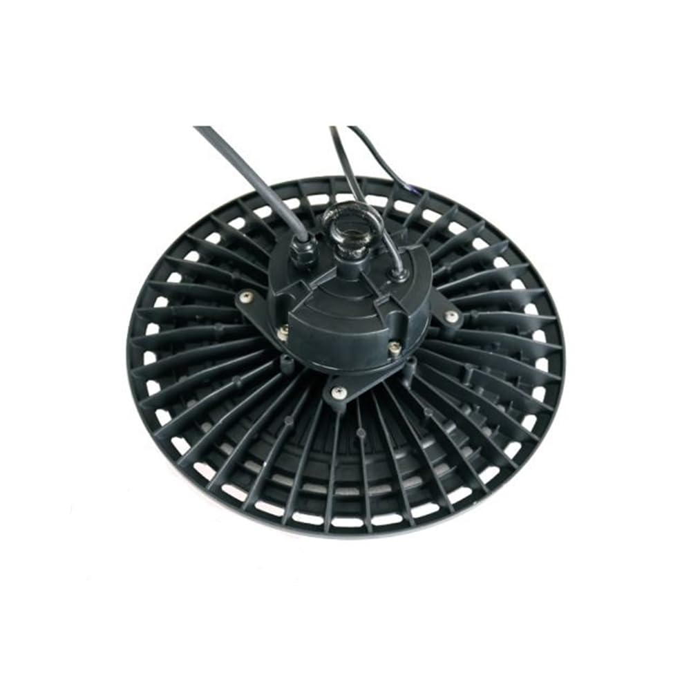 Luminance LED UFO High Bay Light 200W 4000K-5000K EV-U200W_D2DZ, Wet/Dry Location, Rated for 50,000 hrs., CRI 80, Nichia 3030, Black