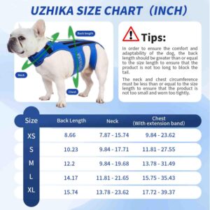 Uzhika Dog Back Brace for IVDD Dogs Arthritis, Spinal Injury, Back Protector Pain Relief, Spinal Surgical Recovery and Rehabilitation - Pet Back Bracer (Large)