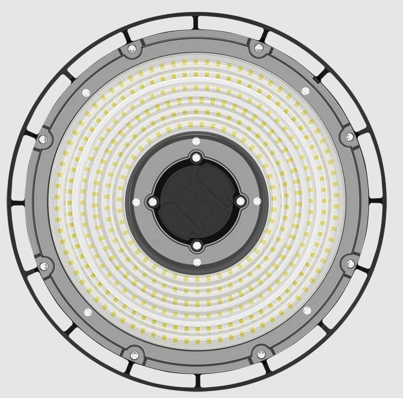 RAB H17XXLB Field Adjustable 300W/400W/500W LED Highbay, 3000K/4000K/5000K, Black