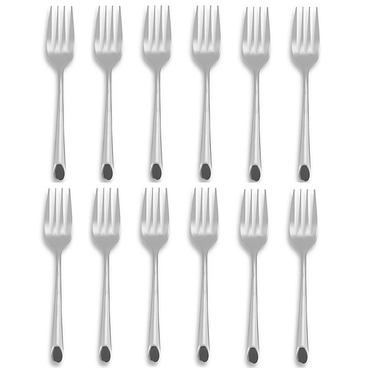 Towle Living Wave Stainless Steel Salad Fork (Set of Twelve)