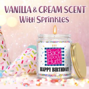 Funny Happy Birthday Candle Gifts for Women Men, Best Friend Birthday Gifts Ideas for Her Him Friendship Gifts 16th 21th 30th 40th 50th 60th Birthday Gift for Friends Female Coworker Sister Mom Bestie